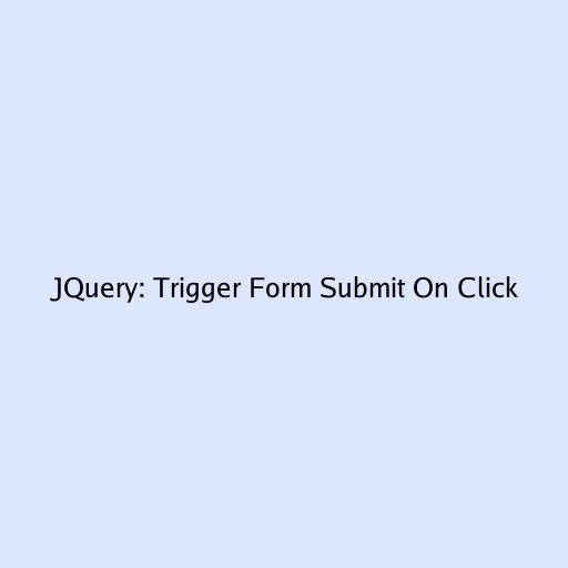 JQuery: